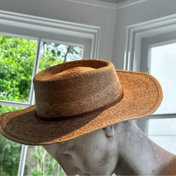 Sahuayo Legitimo straw hat size 59 or 7 3/8 - Picture 4 of 8